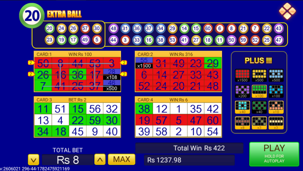Bingo Plus III in Slot Vegas