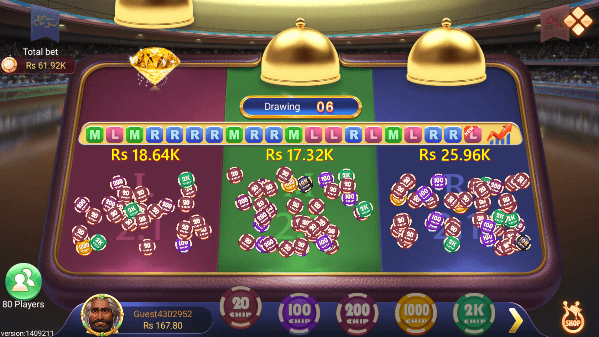 Slot Vegas One of Three game